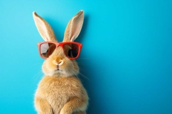funny bunny with glasses Product Image 1