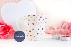 Bistro Mug Mockup Valentine's Day PSD & JPG Full Wrap Product Image 3