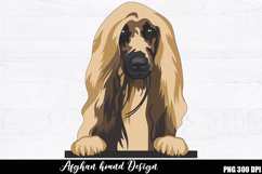 Afghan hound Sublimation, Afghan hound PNG Product Image 1