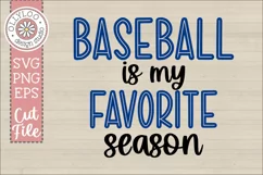 Baseball Is My Favorite Season | Baseball SVG Product Image 2