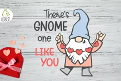 Gnome valentine svg Gnomes svg Valentine's day quote designs Product Image 3