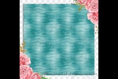 34 Teal Glam Digital Papers Sequin Glitter Luxury Background Product Image 6