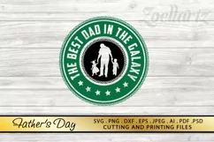 Dad SVG Father's Day SVG PNG DXF EPS Best Dad SVG Coffee Mug Product Image 1