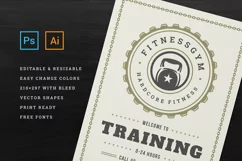 Fitness & Gym Sports Flyer Template Product Image 4