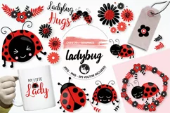 Little ladybug graphics and illustrations - Free Design of The Week Product Image 1