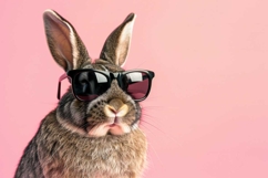 funny bunny with glasses Product Image 1