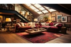 minimalist loft interior room Product Image 1