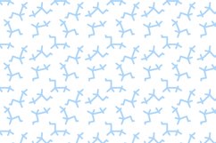 Seamless repeat pattern of hand drawn abstract shapes . Product Image 5