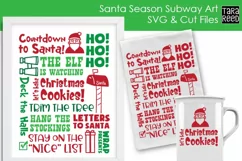 Santa Season Subway Art - Christmas SVG files for Crafters Product Image 3