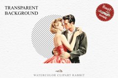 50s Christmas Couple Lady Clipart Retro Men Women Pin Up Art Image Watercolor Transparent Print illustration sublimation creepy printable digital watercolor Pink Pin Up christmas couple, Retro Women clipart, xmas Lady, house wife Girl art 