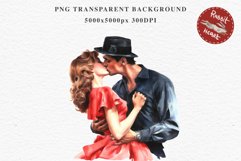 50s Christmas Couple Lady Clipart Retro Men Women Pin Up Art Image Watercolor Transparent Print illustration sublimation creepy printable digital watercolor Pink Pin Up christmas couple, Retro Women clipart, xmas Lady, house wife Girl art 