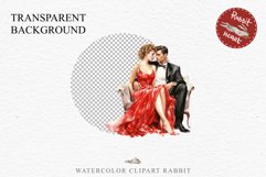 50s Christmas Couple Lady Clipart Retro Men Women Pin Up Art Image Watercolor Transparent Print illustration sublimation creepy printable digital watercolor Pink Pin Up christmas couple, Retro Women clipart, xmas Lady, house wife Girl art 