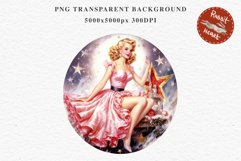 50s Christmas Lady Clipart Retro House Wife Women PNG Pin Up Girl Art Image Watercolor Transparent Print illustration sublimation creepy printable digital watercolor Pink Pin Up christmas Lady, Retro Women clipart, xmas character house wife Girl art 
