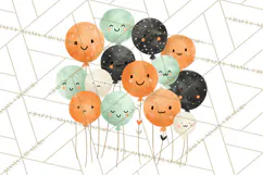 Vintage Halloween Parade Clipart PNG, Halloween Kids Png Product Image 5