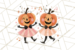 Vintage Halloween Parade Clipart PNG, Halloween Kids Png Product Image 2