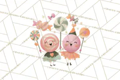 Vintage Halloween Parade Clipart PNG, Halloween Kids Png Product Image 4