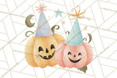 Vintage Halloween Parade Clipart PNG, Halloween Kids Png Product Image 3