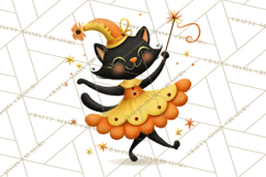 Vintage Halloween Parade Clipart PNG, Halloween Kids Png Product Image 3