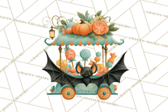 Vintage Halloween Parade Clipart PNG, Halloween Kids Png Product Image 5