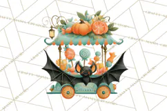 Vintage Halloween Parade Clipart PNG, Halloween Kids Png Product Image 5