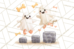 Vintage Halloween Parade Clipart PNG, Halloween Kids Png Product Image 2