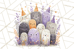 Vintage Halloween Parade Clipart PNG, Halloween Kids Png Product Image 3
