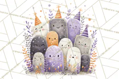 Vintage Halloween Parade Clipart PNG, Halloween Kids Png Product Image 3