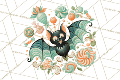 Vintage Halloween Parade Clipart PNG, Halloween Kids Png Product Image 5