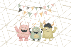 Vintage Halloween Parade Clipart PNG, Halloween Kids Png Product Image 3