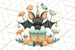 Vintage Halloween Parade Clipart PNG, Halloween Kids Png Product Image 5