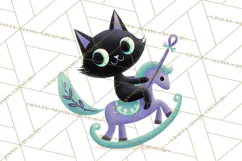 Vintage Halloween Parade Clipart PNG, Halloween Kids Png Product Image 5