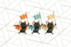 Vintage Halloween Parade Clipart PNG, Halloween Kids Png Product Image 3