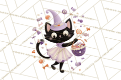 Vintage Halloween Parade Clipart PNG, Halloween Kids Png Product Image 4