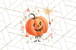 Vintage Halloween Parade Clipart PNG, Halloween Kids Png Product Image 2