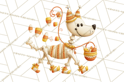 Vintage Halloween Parade Clipart PNG, Halloween Kids Png Product Image 3