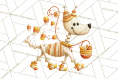 Vintage Halloween Parade Clipart PNG, Halloween Kids Png Product Image 3