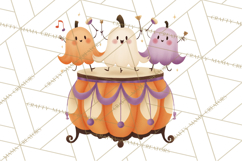 Vintage Halloween Parade Clipart PNG, Halloween Kids Png Product Image 3