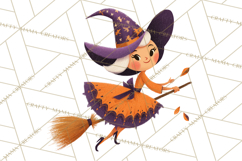 Vintage Halloween Parade Clipart PNG, Halloween Kids Png Product Image 2