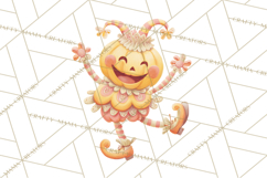 Vintage Halloween Parade Clipart PNG, Halloween Kids Png Product Image 4