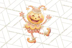 Vintage Halloween Parade Clipart PNG, Halloween Kids Png Product Image 4
