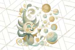 Vintage Halloween Parade Clipart PNG, Halloween Kids Png Product Image 5