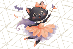 Vintage Halloween Parade Clipart PNG, Halloween Kids Png Product Image 3