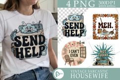 50s Sarcastic Domestic Burnout Design Product Image 1