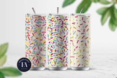 Pastel Sprinkles digital paper | Colorful Rainbow Sprinkles Product Image 2