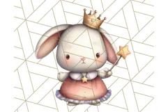 Princess Animal PNG Clipart with Crowns & Royal Accessories Product Image 3