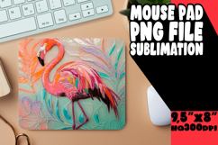 JOYFUL desk pad Sublimation Art, Flamingo Product Image 1
