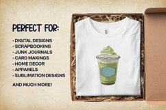 Mint Matcha Clipart 4 PNG Product Image 3