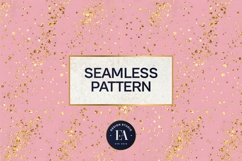 Pink Gold Shimmer Digital Paper, Glitter Texture Product Image 3