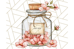 Cottagecore Apothecary PNG Clipart, Rustic Potions &amp; Herbs Product Image 3