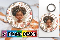 Sweet VCupid's Whimsical Muse: Keychain Sublimation Product Image 1